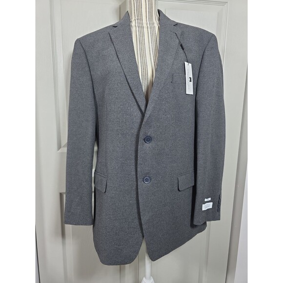 Collection by Michael Strahan Other - Collection By Michael Strahan 2 Button Suit Jacket 44R Grey Wool Fully Lined